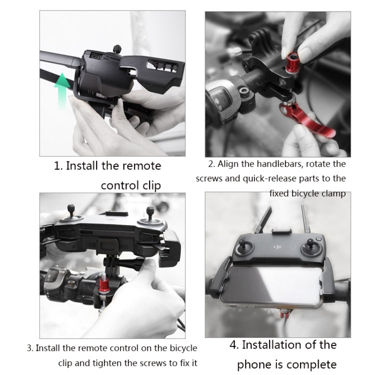 Sunnylife TY-Q9403 Remote Control Universal Bicycle Holder Bicycle Clip For DJI Mavic Mini/ Mini 2/Air My Store