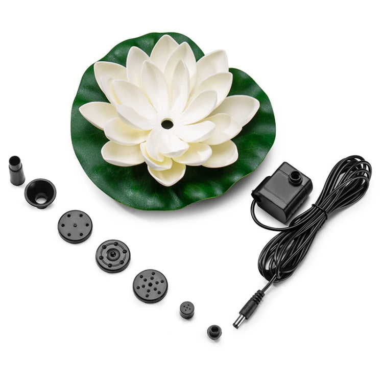 Solar Fountain Floating Views Garden Pool Water Scene, Lotus Leaf Flower Style,Color Random Deilvery My Store