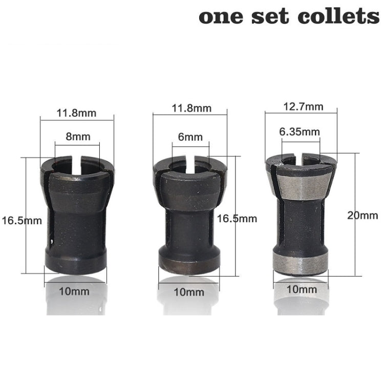 2 PCS 3 In 1 Woodworking Milling Cutter Conversion Chuck