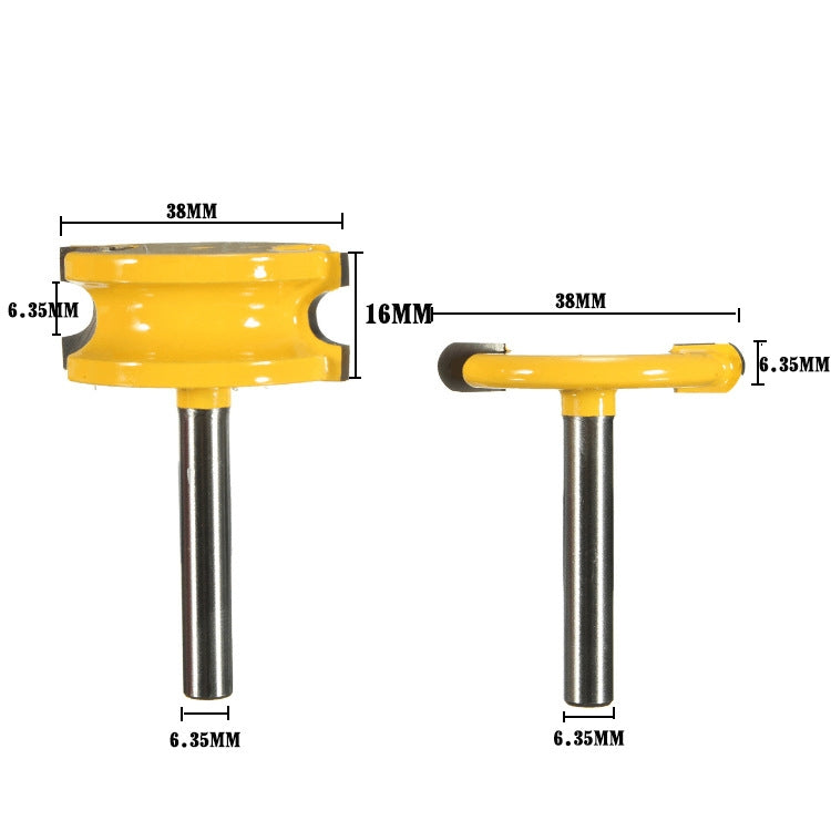 2 PCS/Set Floor Jigsaw Woodworking Tenon Cutter Trimming Engraving Machine Milling Cutter-Reluova