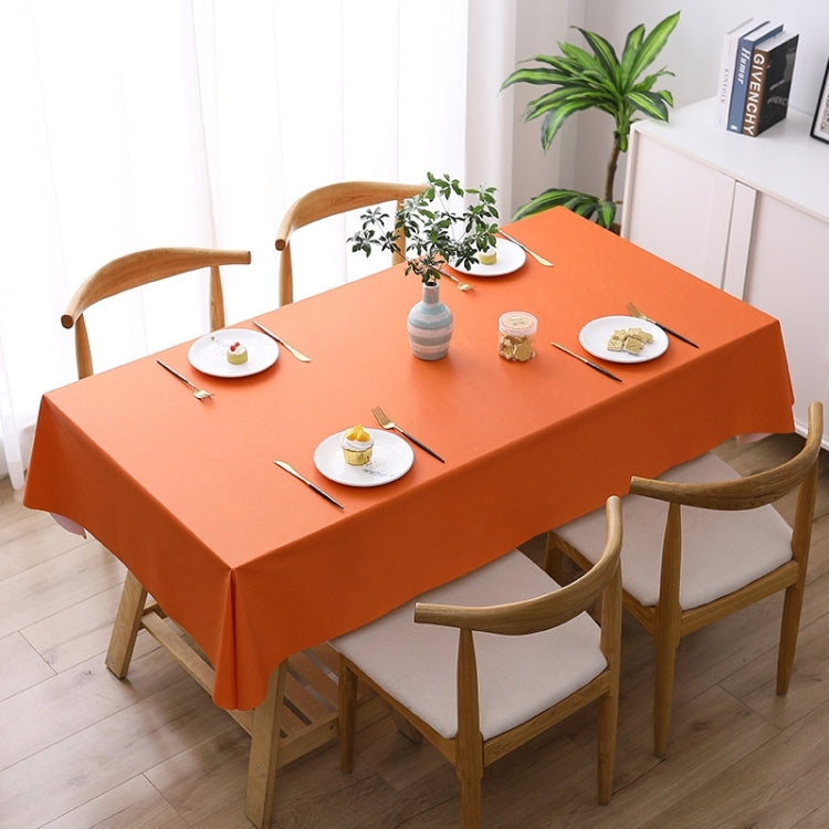 Solid Color PVC Waterproof Oil-Proof And Scald-Proof Disposable Tablecloth, Series 1 My Store