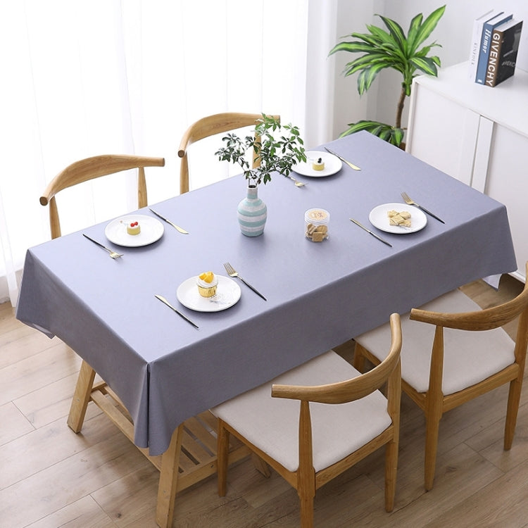 Solid Color PVC Waterproof Oil-Proof And Scald-Proof Disposable Tablecloth, Series 1 My Store