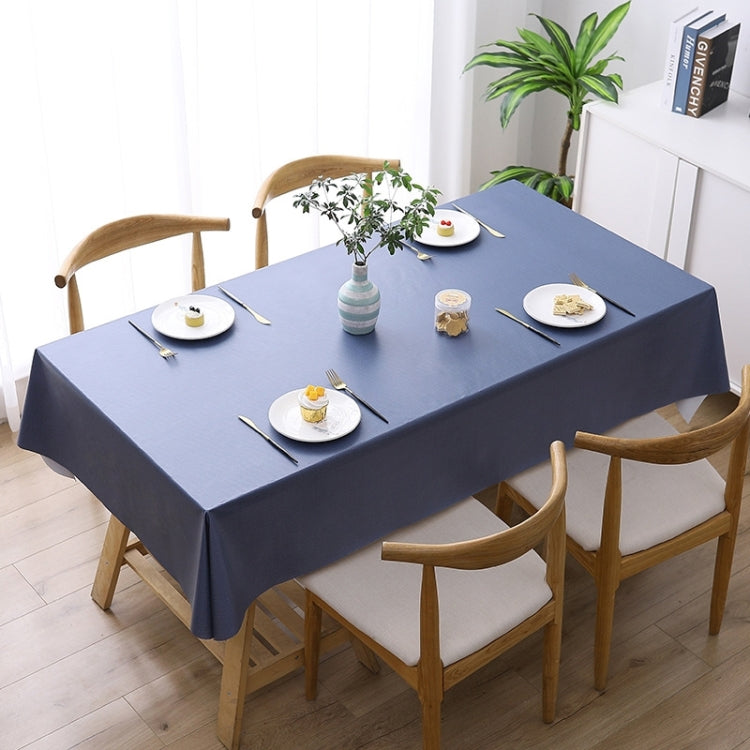 Solid Color PVC Waterproof Oil-Proof And Scald-Proof Disposable Tablecloth, Series 1 My Store