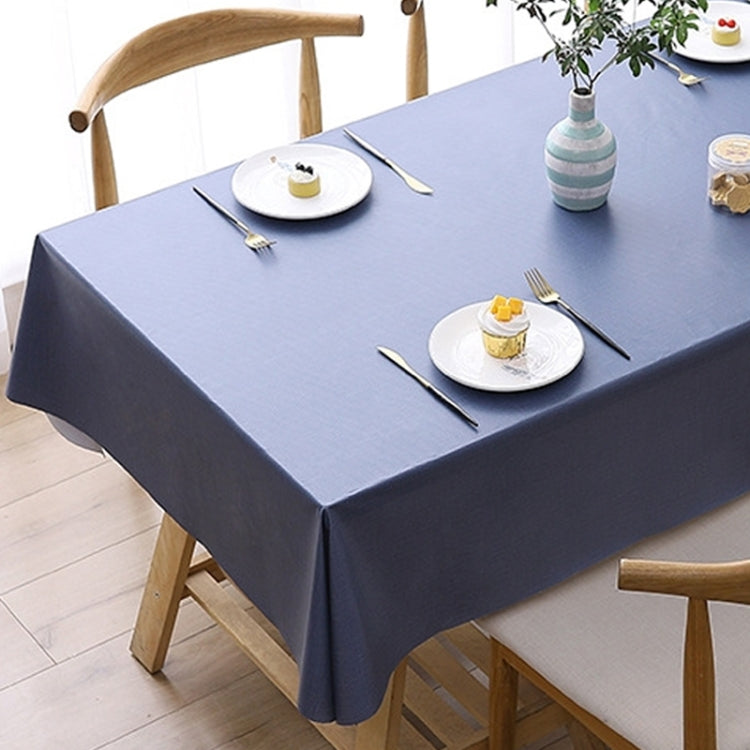 Solid Color PVC Waterproof Oil-Proof And Scald-Proof Disposable Tablecloth, Series 1 My Store