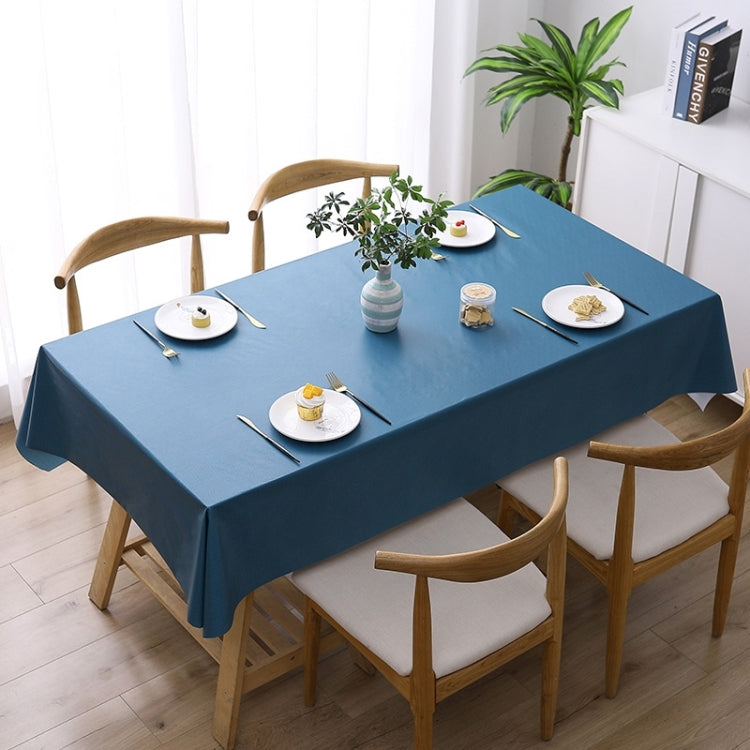 Solid Color PVC Waterproof Oil-Proof And Scald-Proof Disposable Tablecloth, Series 1 My Store