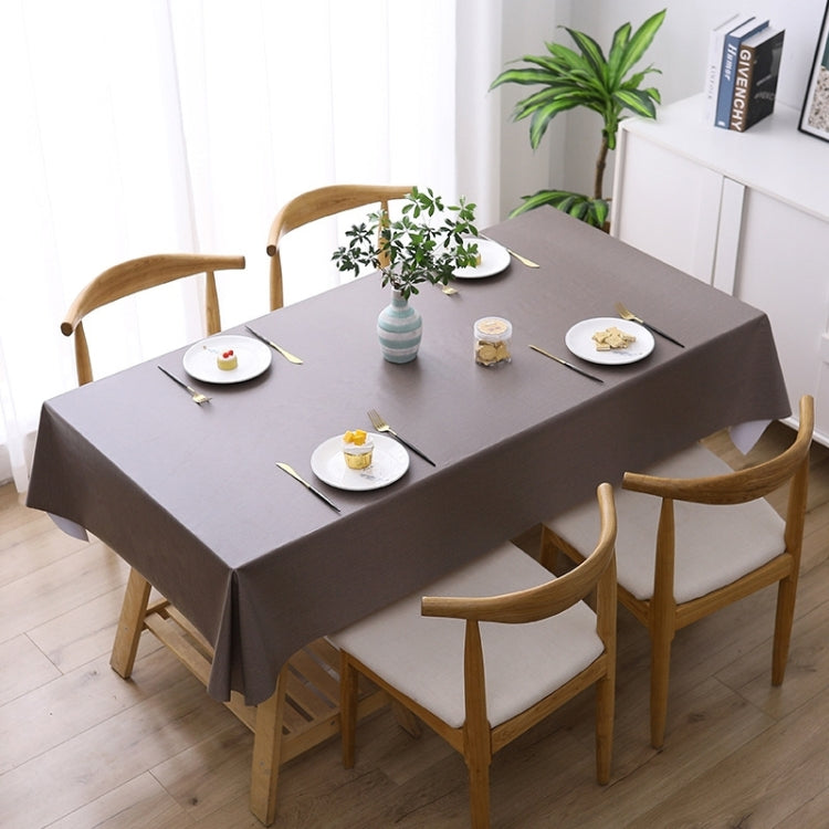 Solid Color PVC Waterproof Oil-Proof And Scald-Proof Disposable Tablecloth, Series 1 My Store