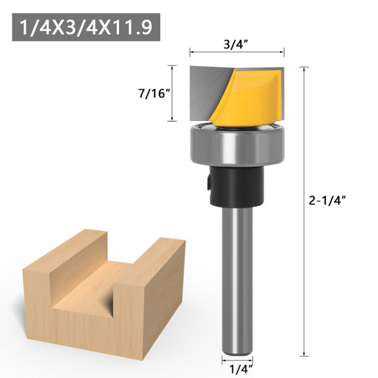 Copy Type Clear Bottom Woodworking Milling Cutter Trimming Machine Slotting Cutter