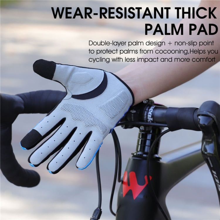 WEST BIKING YP0211216 Riding Gloves Bike Shock Absorption Touch Screen Full Finger Glove Reluova