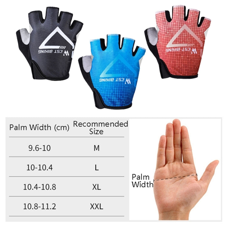 WEST BIKING YP0211215 Riding Gloves Summer Half Finger Breathable Outdoor Cycling Gloves Reluova