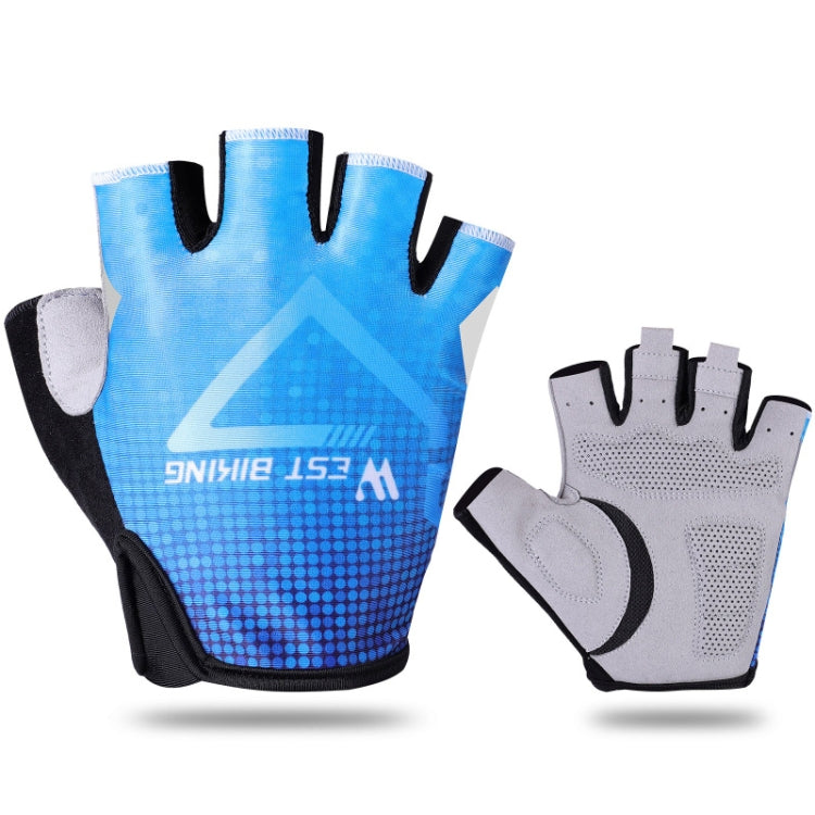 WEST BIKING YP0211215 Riding Gloves Summer Half Finger Breathable Outdoor Cycling Gloves