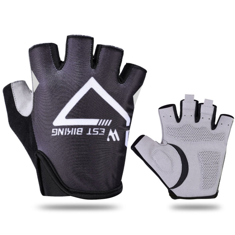 WEST BIKING YP0211215 Riding Gloves Summer Half Finger Breathable Outdoor Cycling Gloves