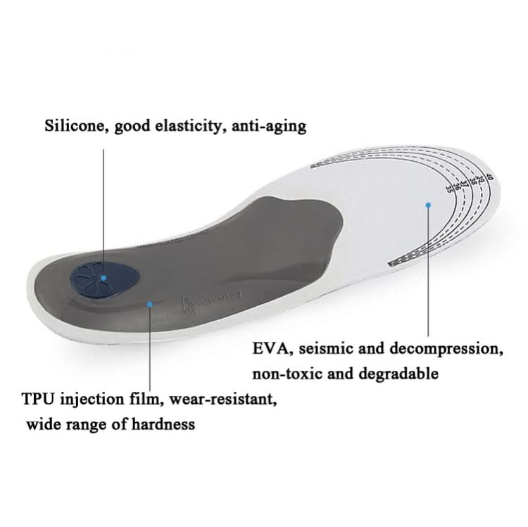 Flat Foot Valgus X-Leg Correction Insoles Men And Women Sports Insoles, Size: S (35-40) Reluova