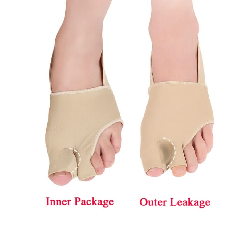 Two Toes Split Toe Guard Foot Cover Toe Separation Thumb Varus Correction Foot Cover,Style: Reluova