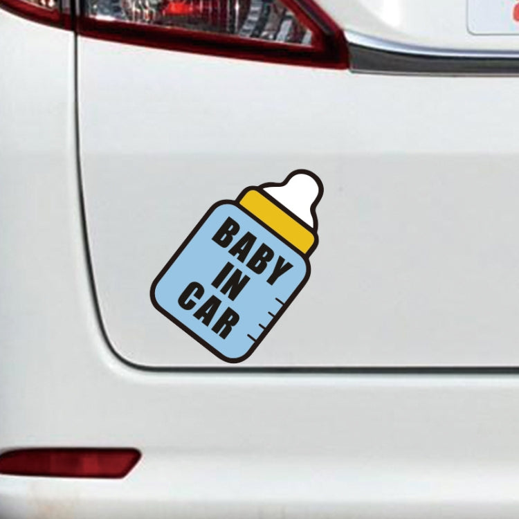 10 PCS There Is A Baby In The Car Stickers Warning Stickers Style: - Reluova 