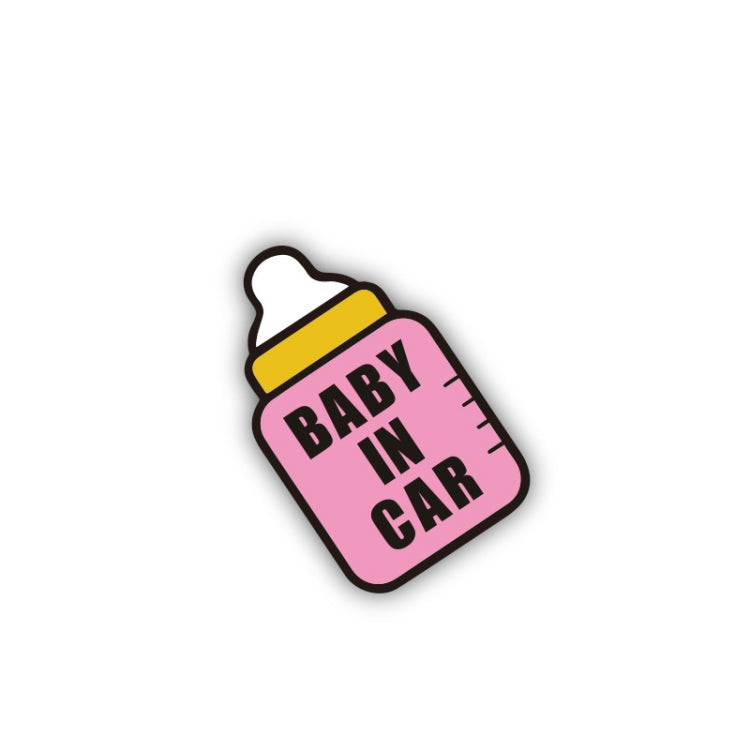 10 PCS There Is A Baby In The Car Stickers Warning Stickers Style: - Reluova 