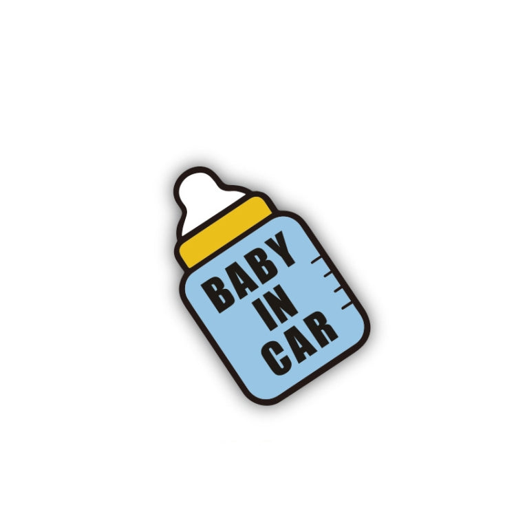 10 PCS There Is A Baby In The Car Stickers Warning Stickers Style: - Reluova 