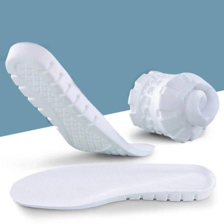 1 Pair 085 Sports Insoles Men And Women Breathable Sweat-Absorbent Deodorant Silicone Thickened Shock-Absorbing Insole