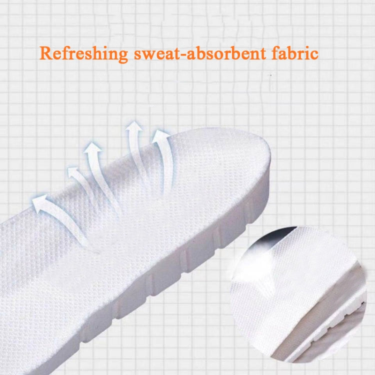 1 Pair 085 Sports Insoles Men And Women Breathable Sweat-Absorbent Deodorant Silicone Thickened Shock-Absorbing Insole