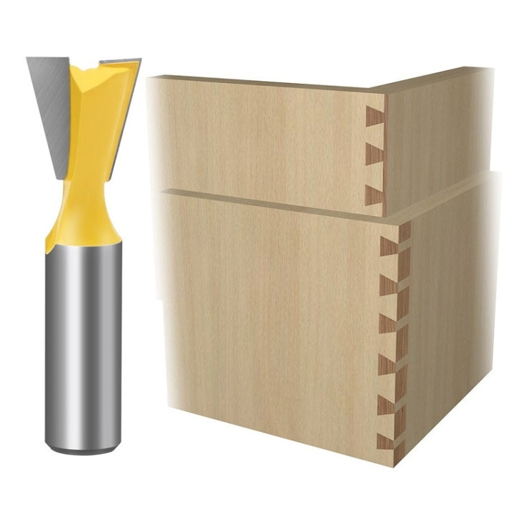 1/2 Handle Dovetail Cutter Wood Engraving Small Milling Cutter, Specification: