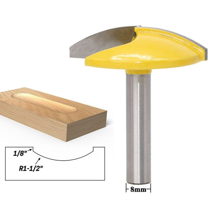 8-Handle Thin Flat-Bottomed Cutter Woodworking Milling Cutter My Store