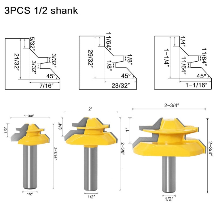 Woodworking Engraving Machine Milling Cutter 45 Degree Jointing Knife My Store