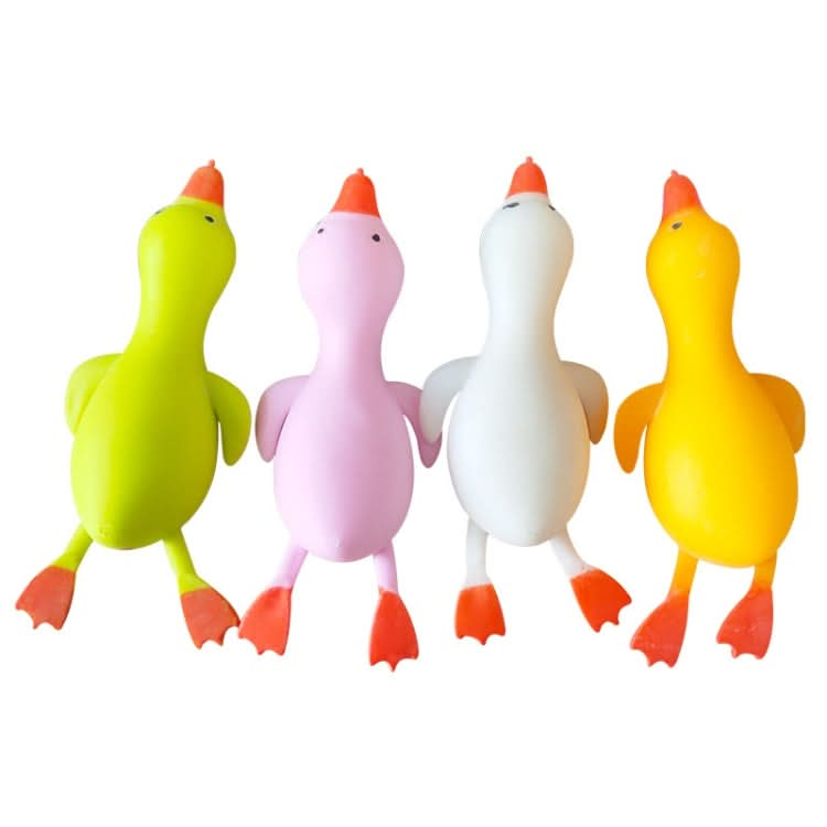 8 PCS Duck Pull Fun Flour Duck Stretching Venting Decompression Pinching Toys Reluova