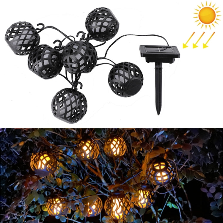 Solar Flame Ball Light String Outdoor Solar Courtyard IP44 Waterproof Light