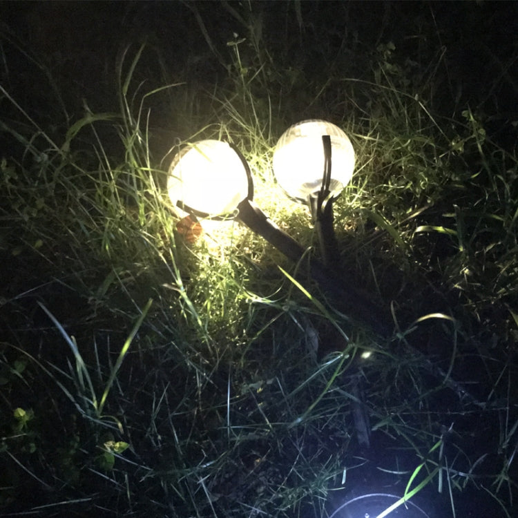 2 PCS Light Control Solar Lawn Lamp Outdoor Garden Lights