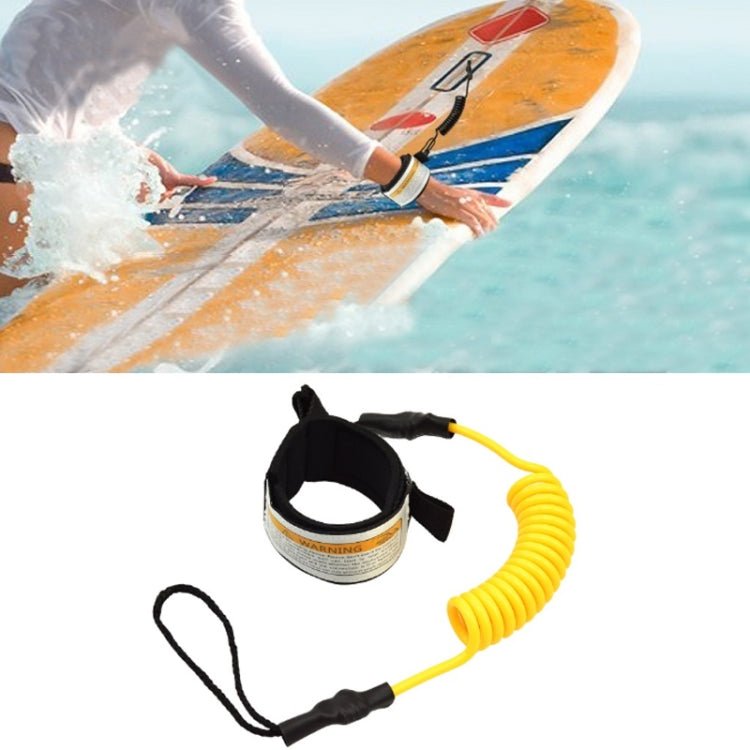 Surf Bodyboard Safety Hand Rope TPU Surfboard Paddle Towing Rope, The Length After Stretching: 1.6m