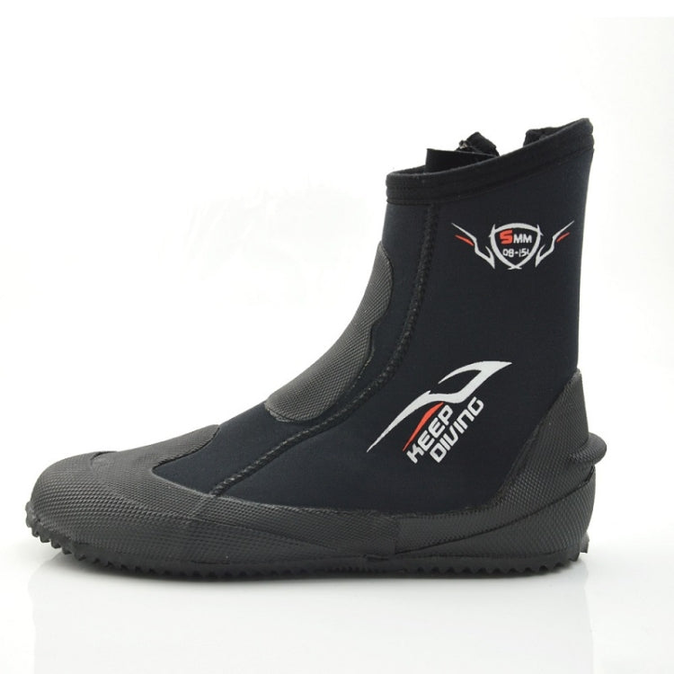 KEEP DIVING DB-151 5mm Thick Neoprene High-Top Diving Boots Wading Fish Antiskid Vulcanized Sole Shoes Reluova