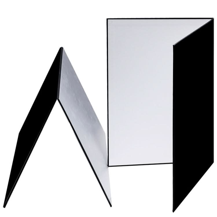 3-in-1 Reflective Board White + Black + Silver A3 Cardboard Folding Light Diffuser Board My Store