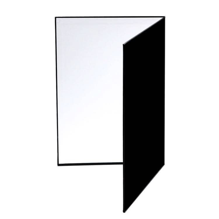 2 PCS 3-in-1 Reflective Board White + Black + Silver A4 Cardboard Folding Light Diffuser Board-Reluova