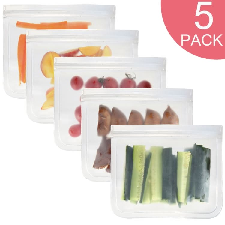 Translucent Frosted PEVA Food Preservation Bag Refrigerator Food Storage Bag Self-Sealing Food Bag Reluova