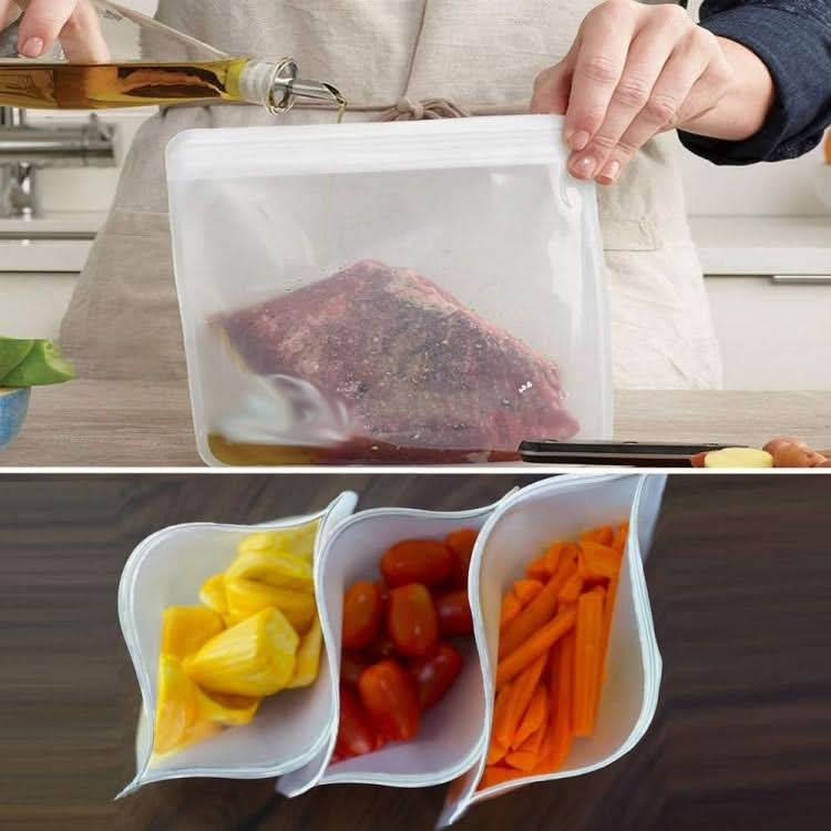 Translucent Frosted PEVA Food Preservation Bag Refrigerator Food Storage Bag Self-Sealing Food Bag Reluova