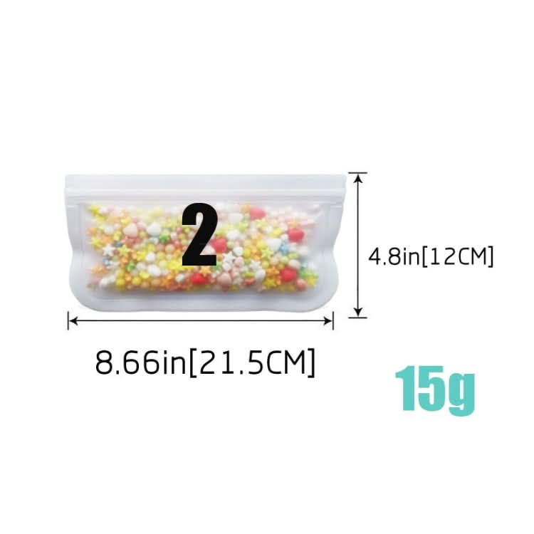 Translucent Frosted PEVA Food Preservation Bag Refrigerator Food Storage Bag Self-Sealing Food Bag Reluova