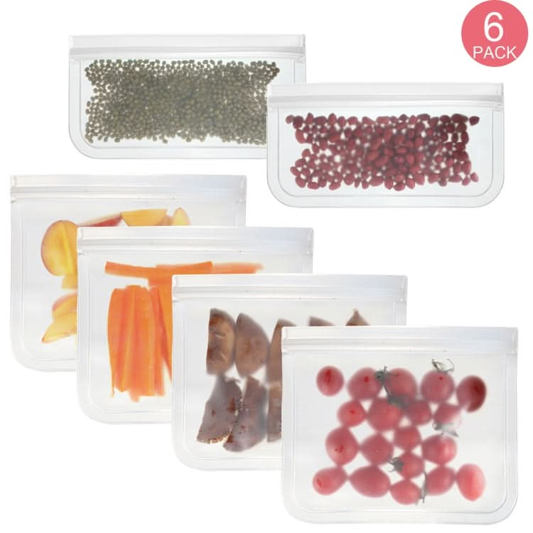 Translucent Frosted PEVA Food Preservation Bag Refrigerator Food Storage Bag Self-Sealing Food Bag Reluova