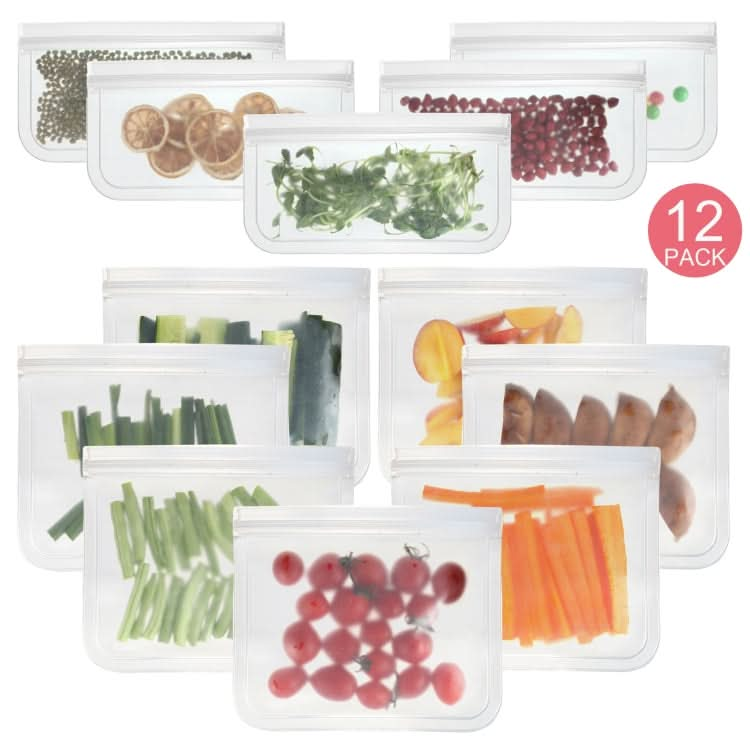 Translucent Frosted PEVA Food Preservation Bag Refrigerator Food Storage Bag Self-Sealing Food Bag Reluova