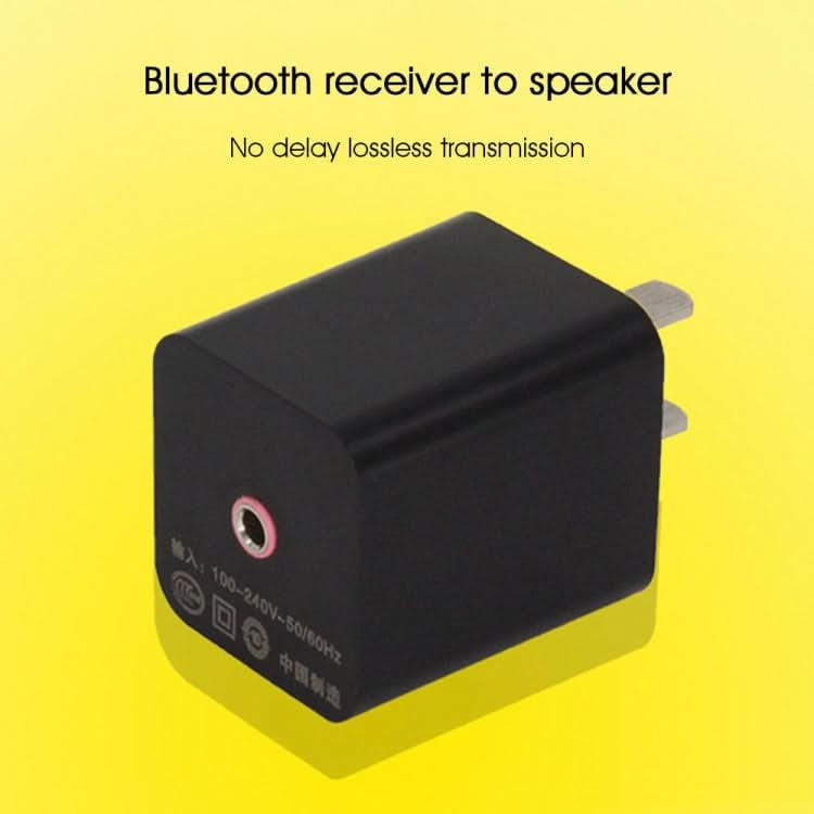 Q8S Bluetooth Receiver Audio Power Amplifier Stereo Audio Adapter HIFI Non-Destructive Transmission Converter, CN Plug