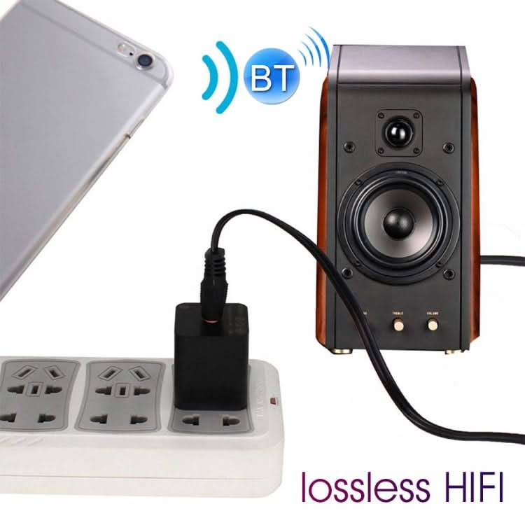 Q8S Bluetooth Receiver Audio Power Amplifier Stereo Audio Adapter HIFI Non-Destructive Transmission Converter, CN Plug