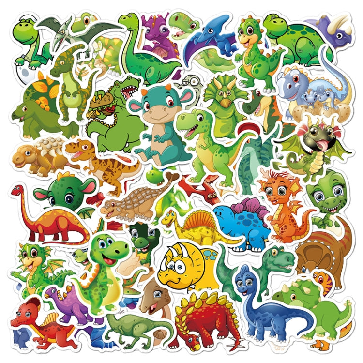 50 in 1 Children Dinosaur Sticker Suitcase Skateboard Computer Graffiti Sticker My Store