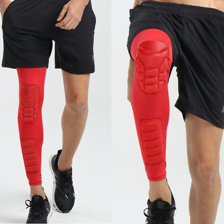 A Pair  Extended Sports Knee Pads Thigh and Calf Cover Outdoor Climbing Football Basketball Riding Protective Gear