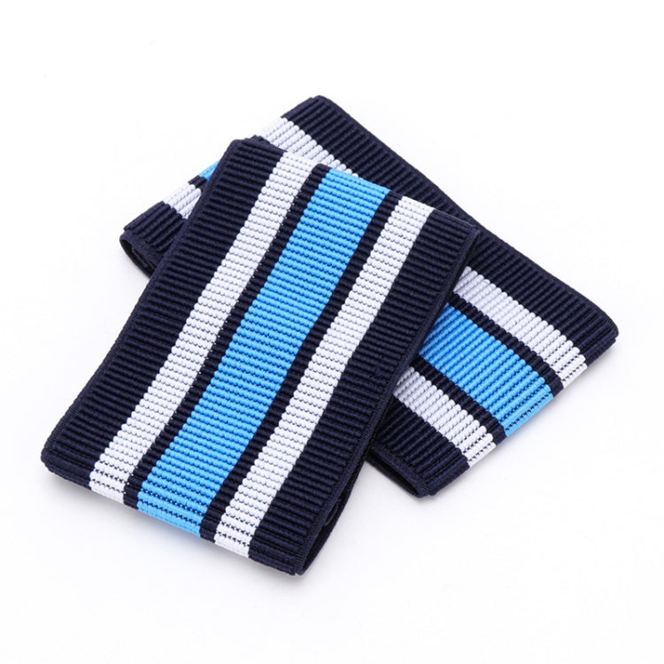 2pcs Mountain Bike Bicycle Outdoor Cycling Belt Striped Legs With Elastic Band