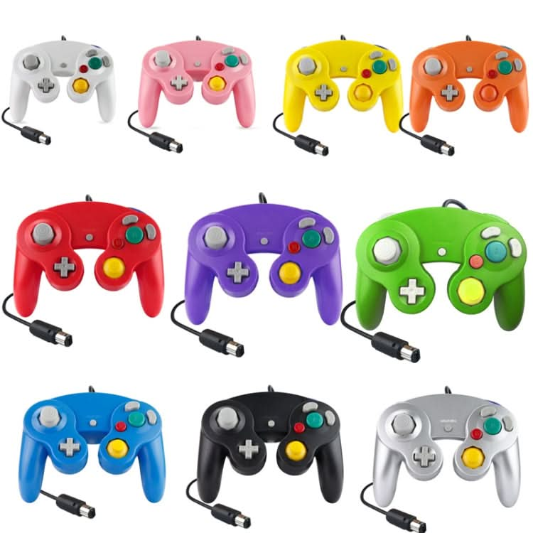 2 PCS Single Point Vibrating Controller Wired Game Controller For Nintendo NGC / Wii-Reluova