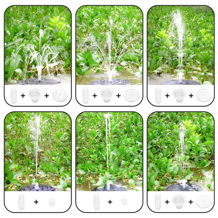 Colorful Lamp Battery Solar Fountain Floating Landscape Fountain My Store