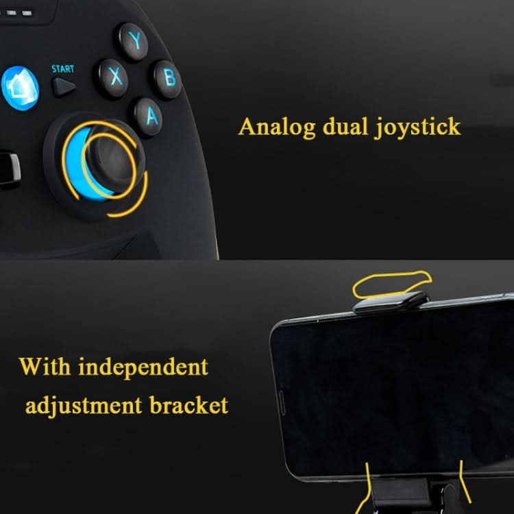 CX-X1  2.4GHz + Bluetooth 4.0 Wireless Game Controller Handle For Android / iOS / PC / PS3 Reluova