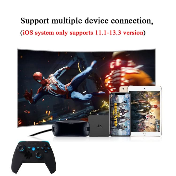 CX-X1  2.4GHz + Bluetooth 4.0 Wireless Game Controller Handle For Android / iOS / PC / PS3 Reluova