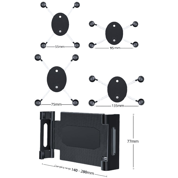 Curved Adhesive Car Instrument Table Bracket Car Mobile Phone Bracket Plastic Clamp Arm Style: ÎҵÄÉ̵ê