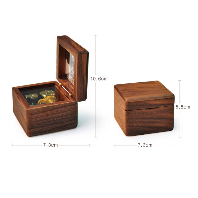 Frame Style Music Box Wooden Music Box Novelty Valentine Day Gift,Style: My Store