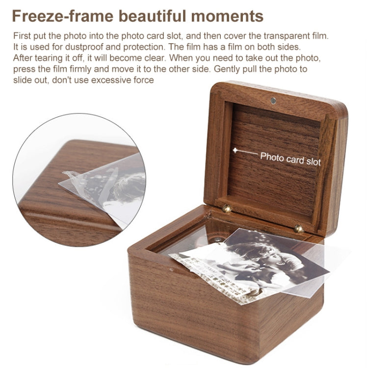 Frame Style Music Box Wooden Music Box Novelty Valentine Day Gift,Style: My Store