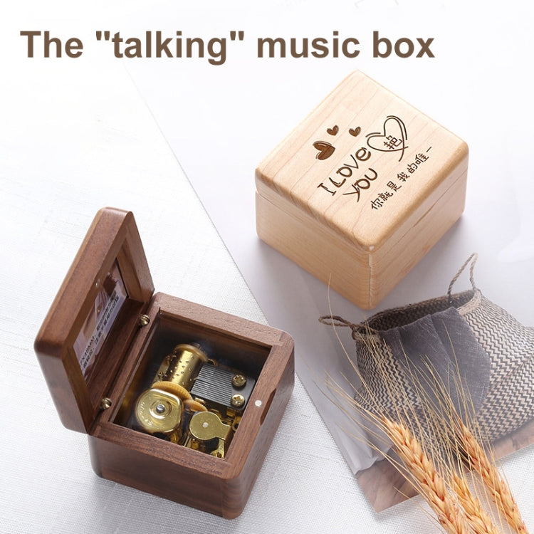 Frame Style Music Box Wooden Music Box Novelty Valentine Day Gift,Style: My Store